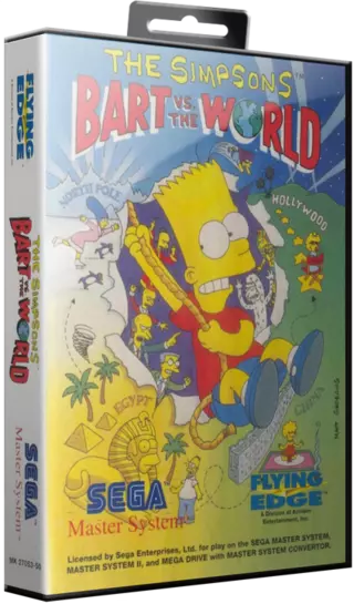 ROM Simpsons, The - Bart vs. The World